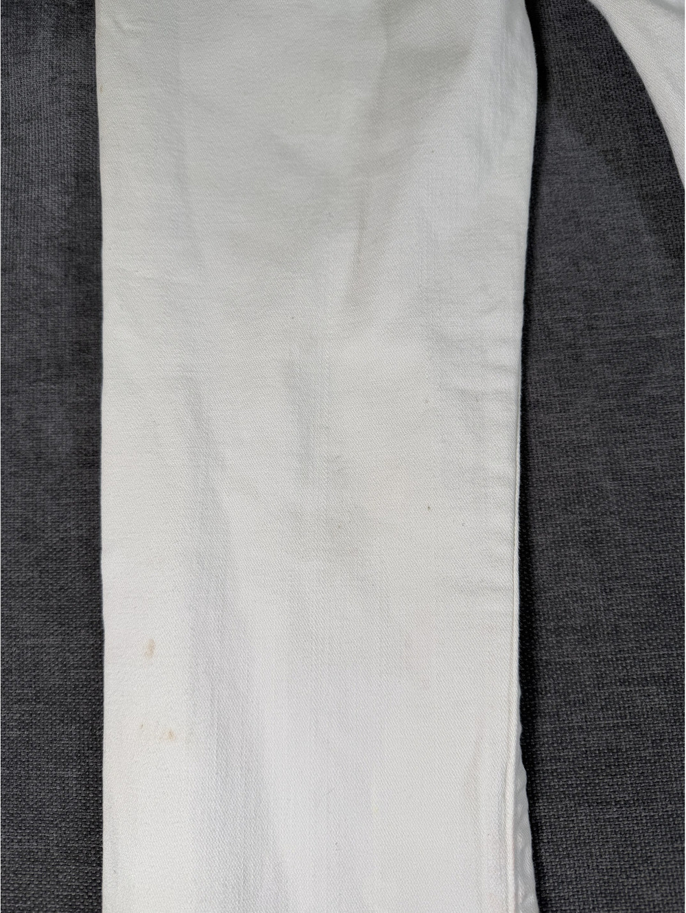 True Religion White Denim Jenas Embroidered Cross Wing, Size 29 - Picture 9 of 16